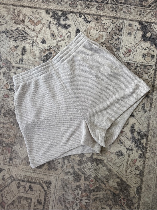 H&M Pants - H&M Cream High-Waist Knit Shorts